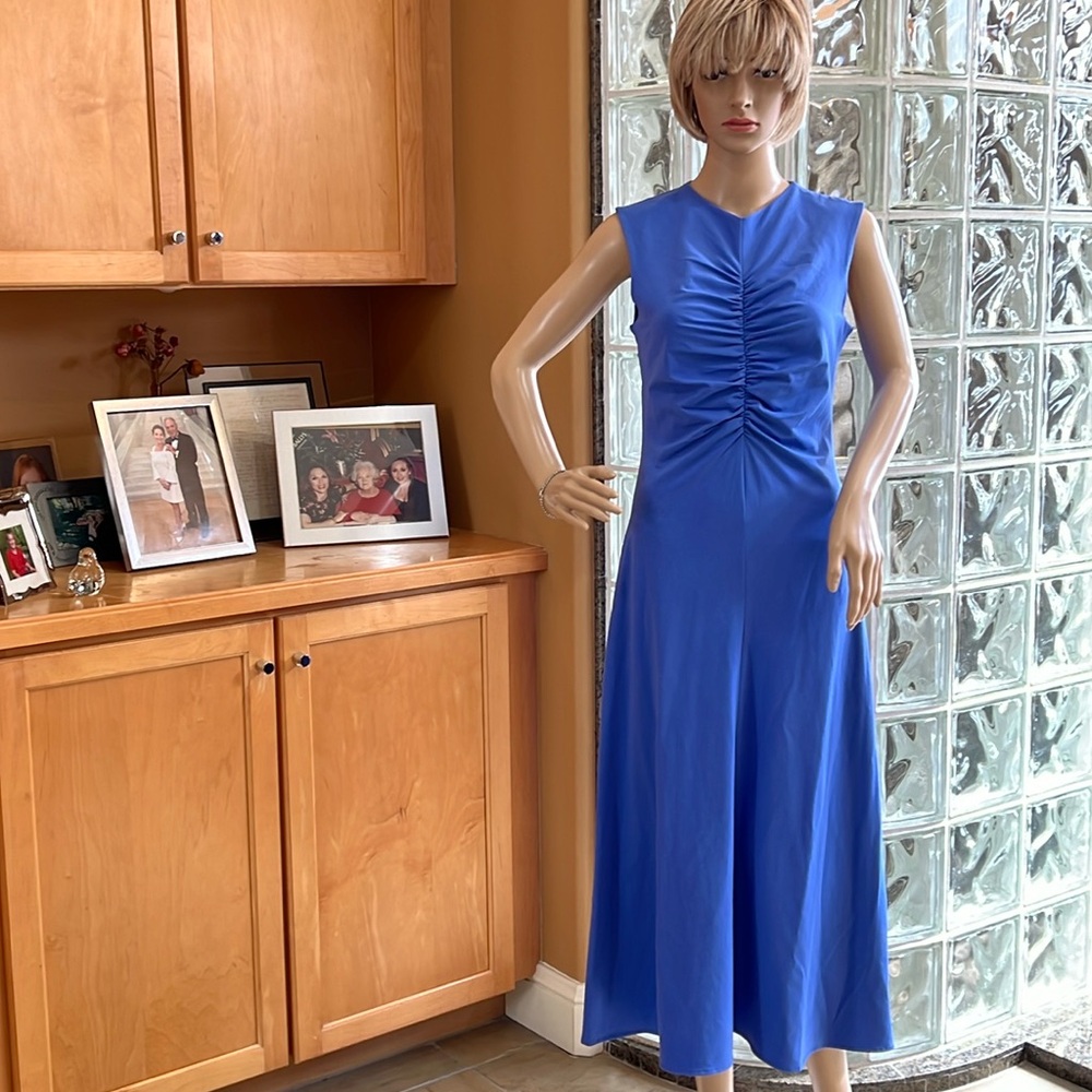 COS Blue Midi Dress